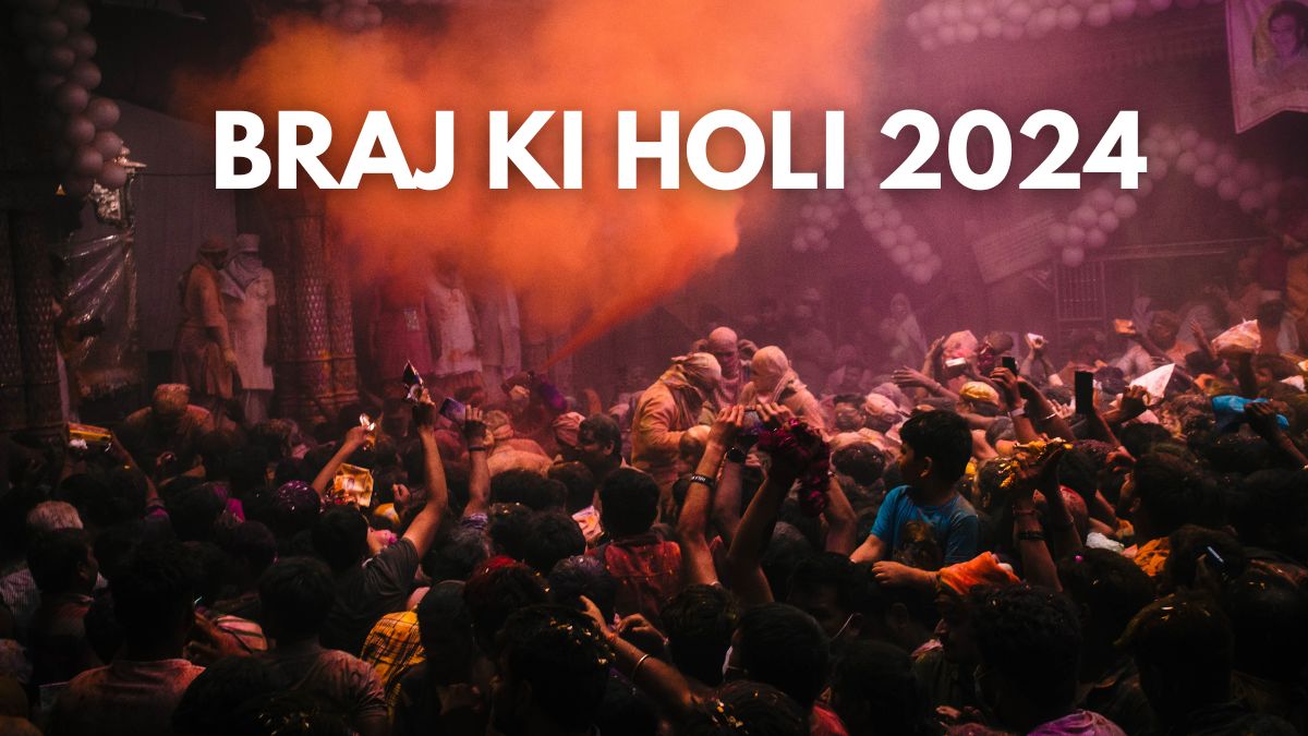 Holi in Braj, "The land of Lord Krishna," comes in a variety