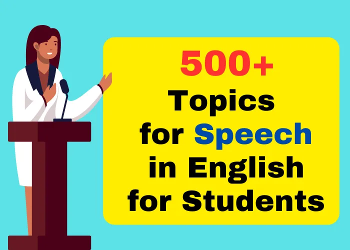 English Speech Topics for Students