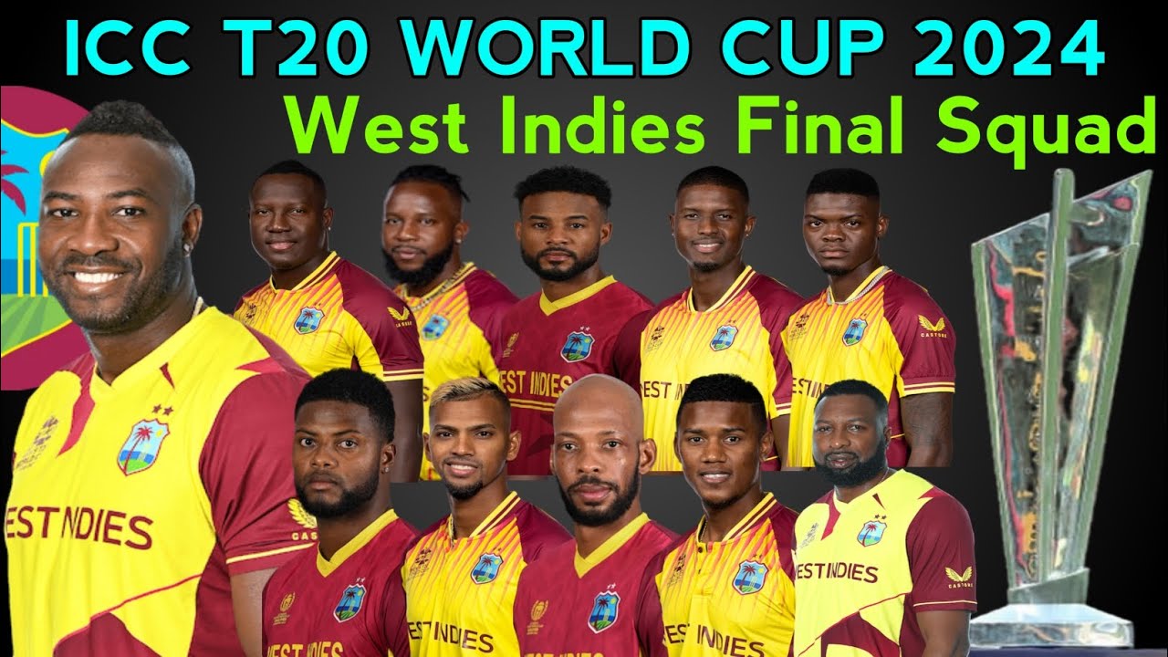 west indies team list t20 world cup 2024