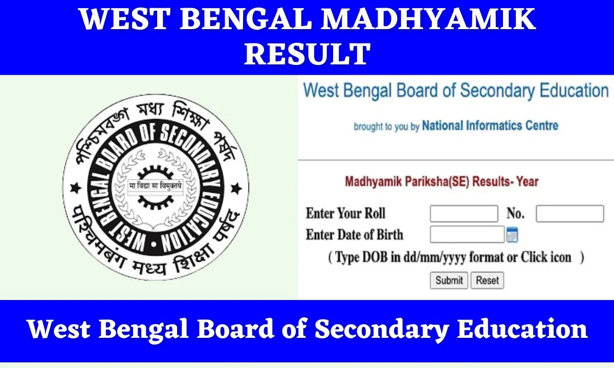 WB Madhyamik Result 2024 Declared Today WBBSE 10th Result