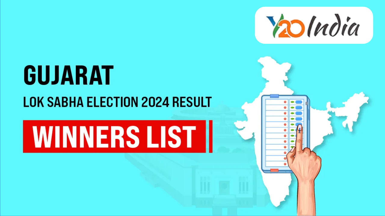 Gujarat Lok Sabha Election 2024 Winners List BJP Sweeps 25 Seats